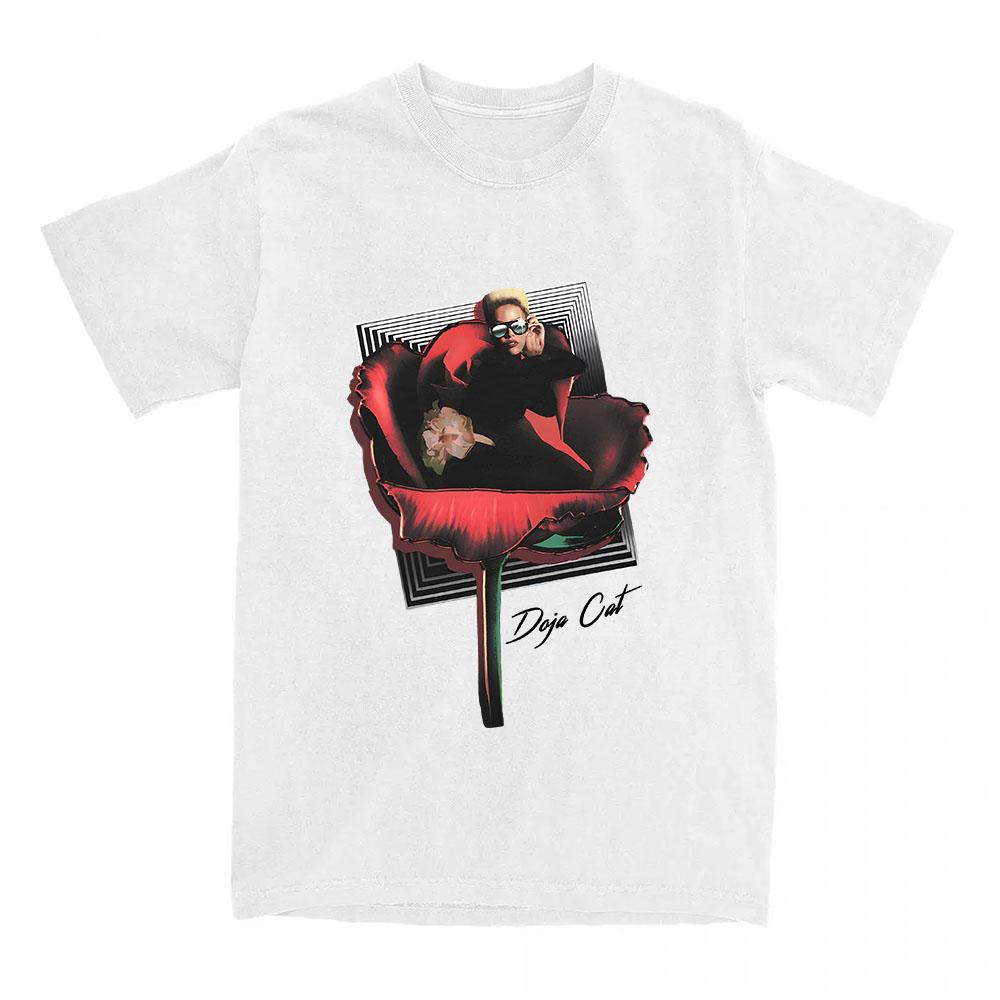 VIE IN BLOOM T-SHIRT Doja Cat Fashion Singer Graphic Tshirts Cotton Short Sleeve Female T Shirt Casual Unisex Streetwear Print