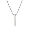 Trendy Titanium Steel Long Stick Necklace - Unisex Hip Hop Sweater Chain