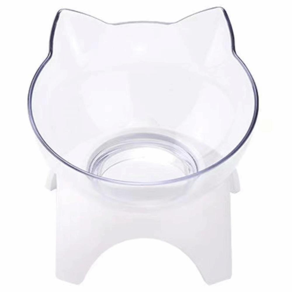 Stand Base Anti Spill  Cat Bowls Orthopedic Design Elevated Bowls Set  Puppy Feeding