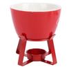 Tazza Fonduta Cioccolato Scalda Burro Ceramica Tazza Scioglimento Cioccolato con Forchetta per Cucina di Casa