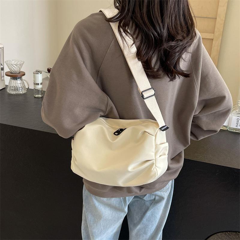 New Spring and Summer Trend Fashionable and Simple Shoulder Women's Bag Tote Bag Canvas Bag Large Capacity Large Bag