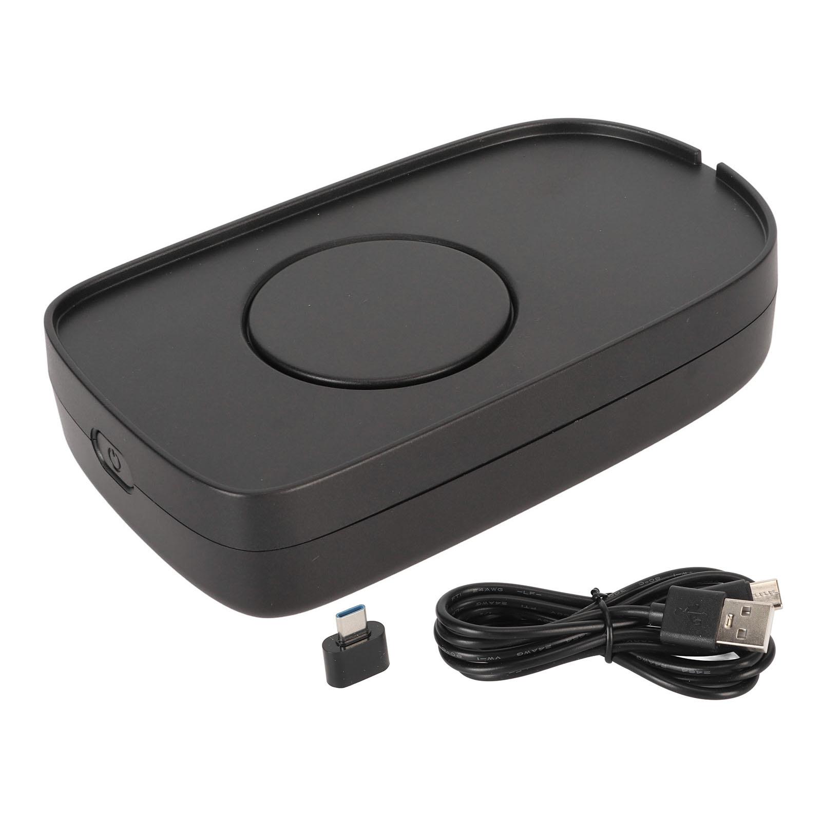 

Mouse Shaker Mouse Mover Device 2 DPI Levels USB Power Large Disc Widely Used Automatic Plug and Play for Meeting чорний