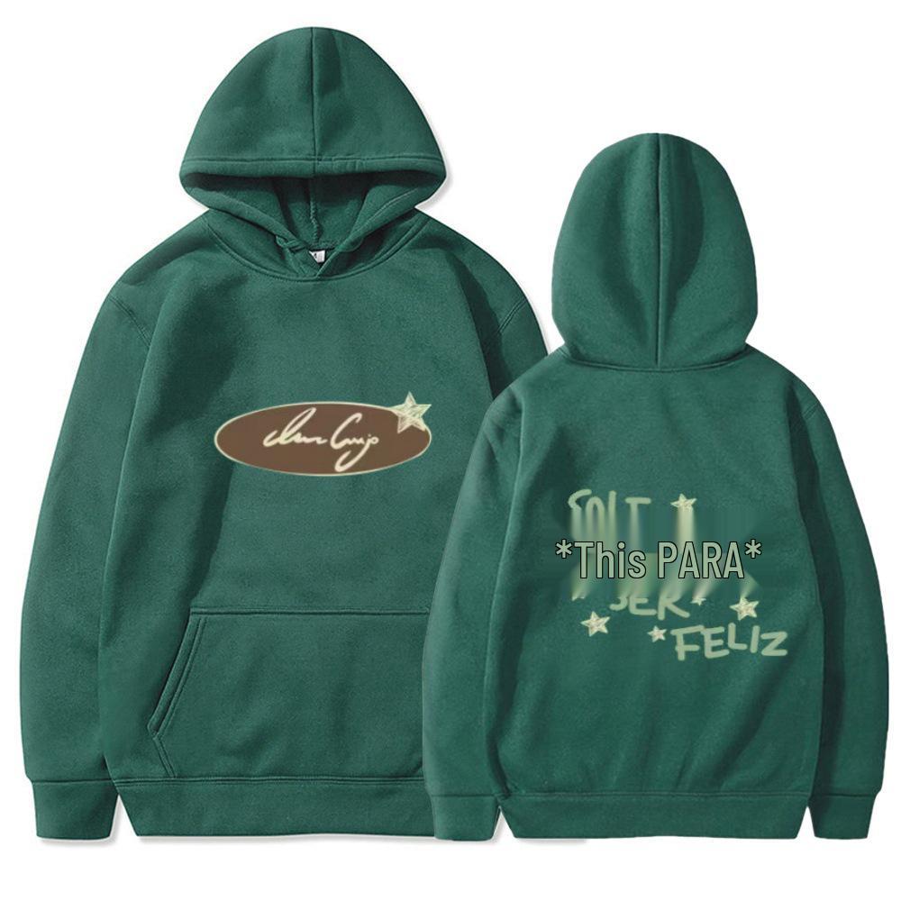 2025 American-Style Star Print Hooded Sweatshirt - Casual, Loose Fit for Autumn and Winter