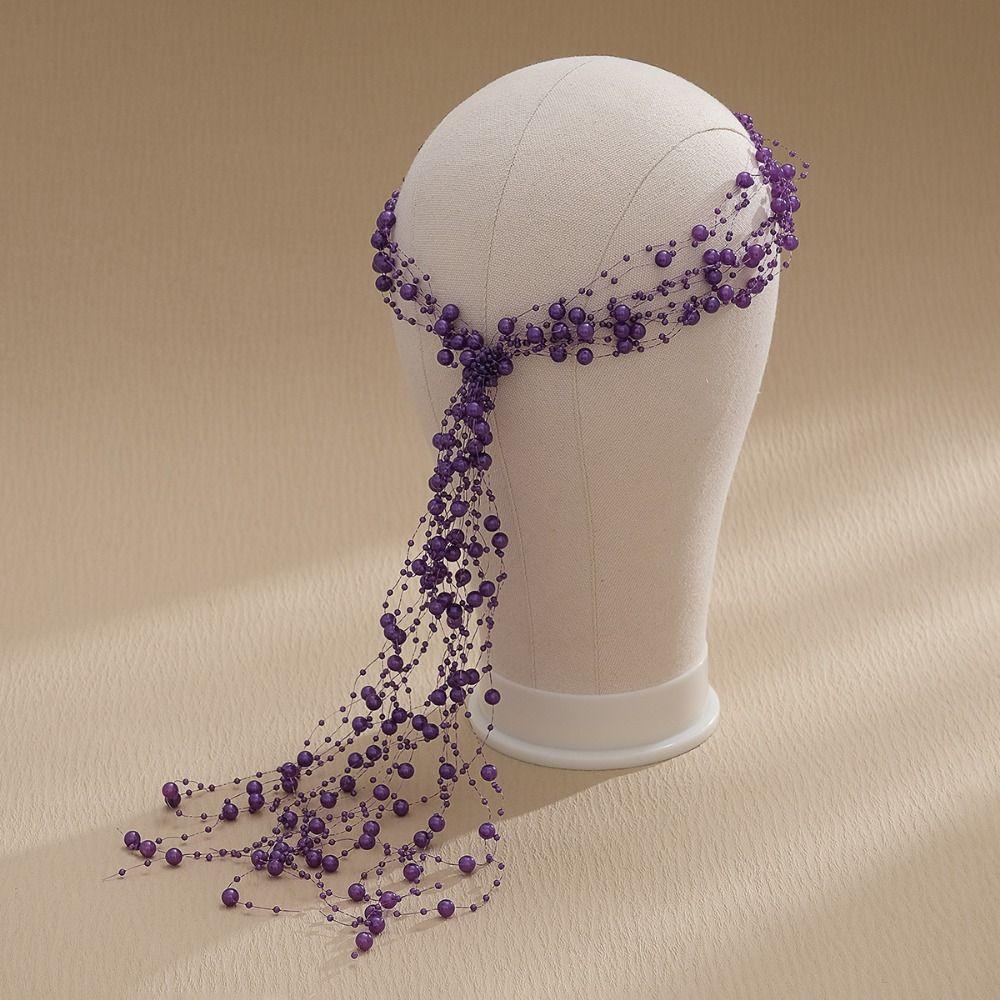 Imitation Perlen Braut Perlen Haarband Handgefertigt Damen Tägliches Haaraccessoire Tägliches Haaraccessoire
