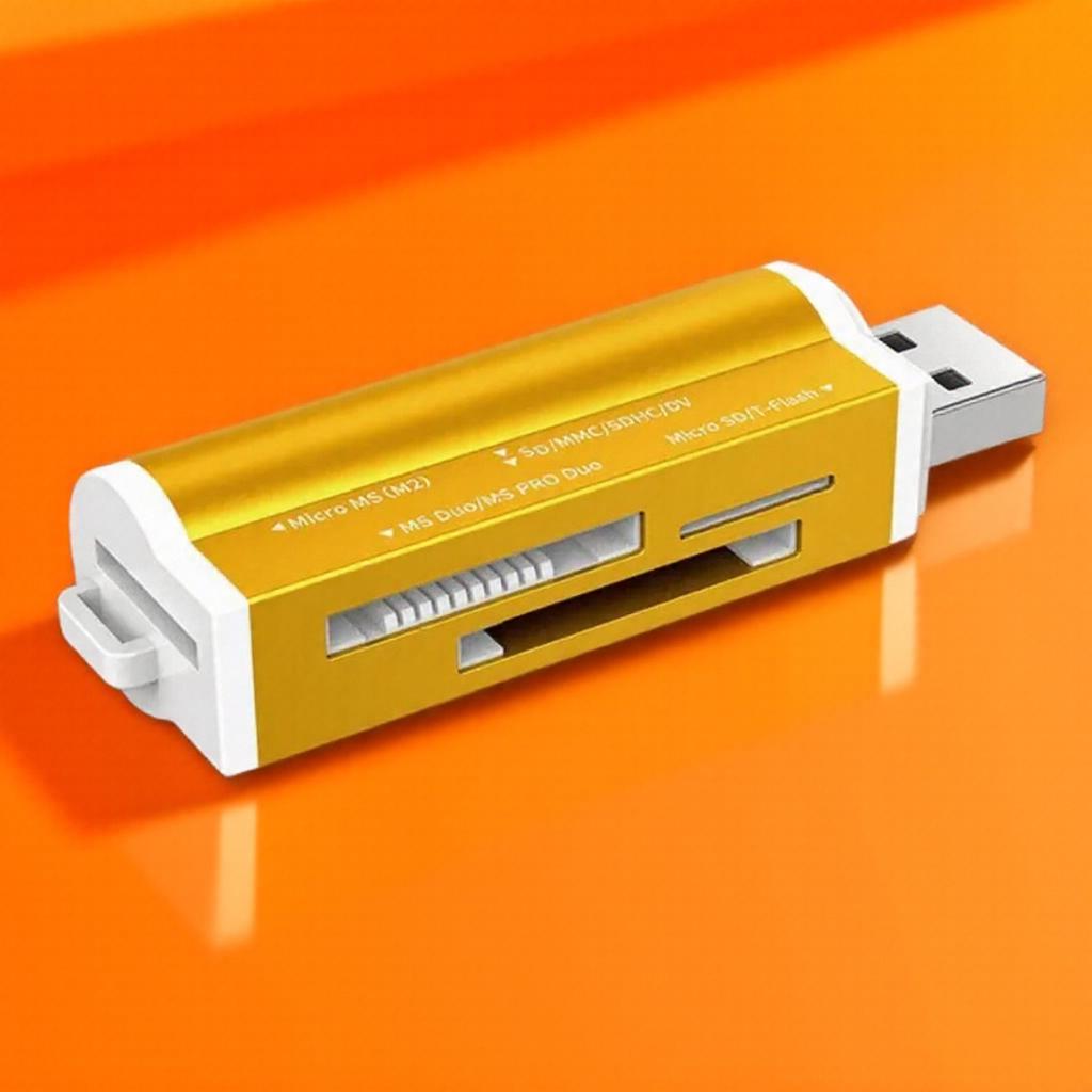 High Speed USB 2 0 Card Reader for Micro SD SDHC TF MMC MS PRO DUO M2 Memory Stick All In One Multi Slot Adapter for PC Laptop