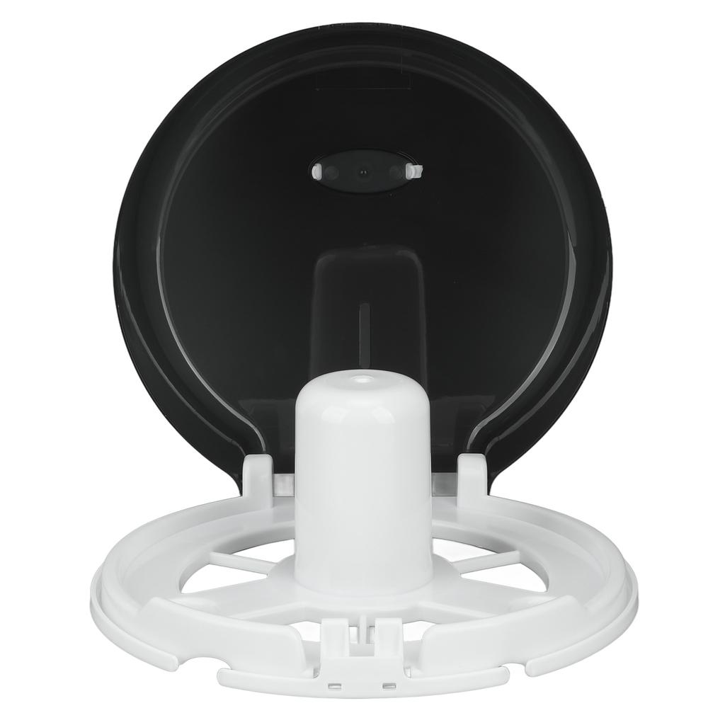 Single Roll Tissue Dispenser Jumbo Tissue Dispenser Toilet Paper Roller for Hotel Bar Transparent Black