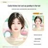 Women's Crown Hairpiece: Real Hair, Invisible, Fluffy, Volumizing, High Skull Top, Covers Grays, Forehead, Traceless with Bangs