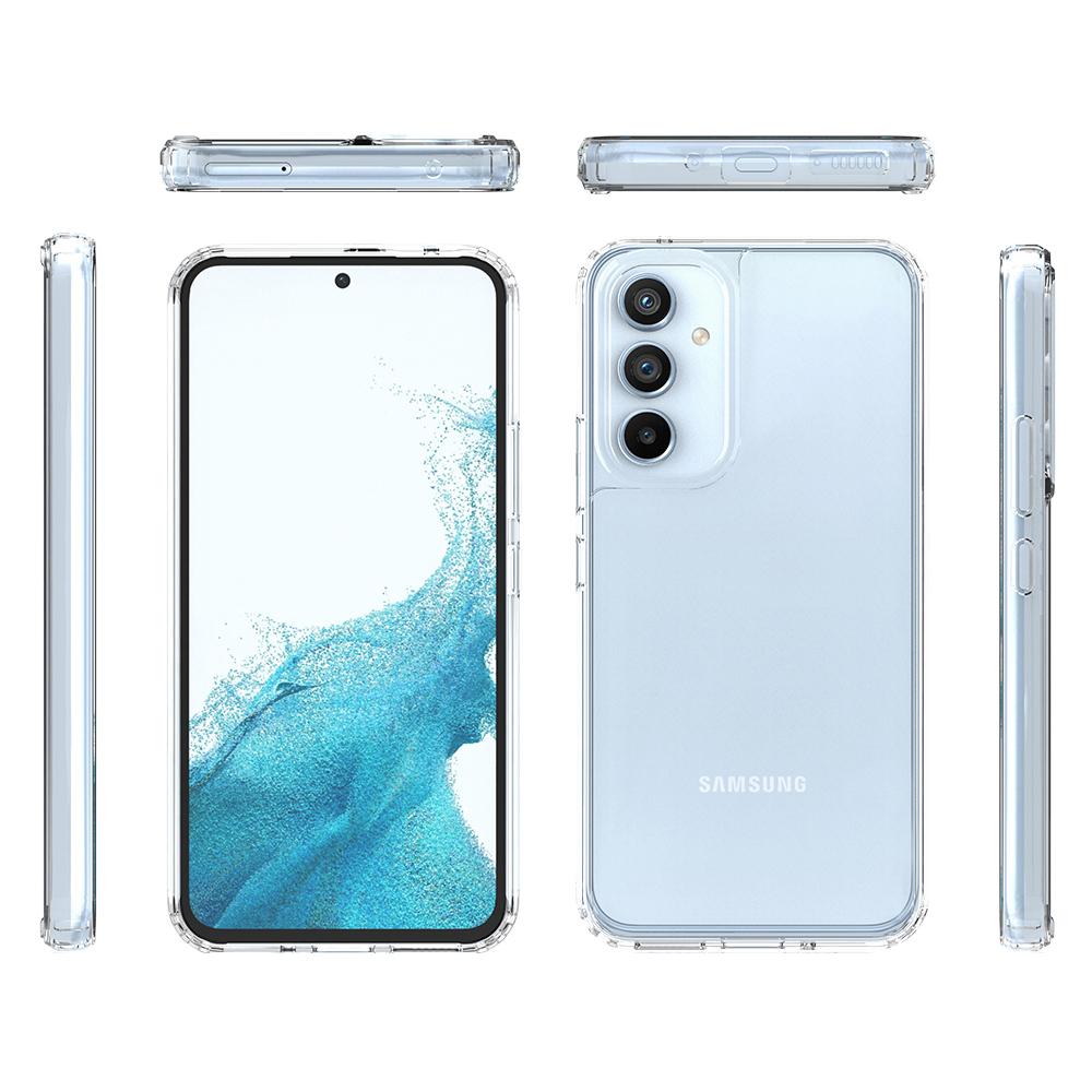 For Samsung Galaxy A54 5G Anti-Yellowing Acrylic TPU Clear Phone Back Cover Drop-Proof Mobile Phone Case
