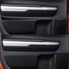4Pcs Carbon Fiber Inner Door Panel Decor Trim Cover For Toyota Tundra 2014-2018
