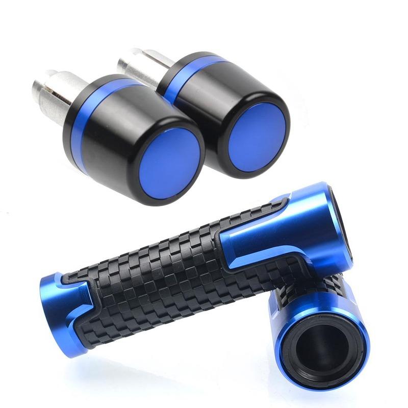 For Bajaj Pulsar 180 200 NS/200 RS/200 AS 200NS 200RS 200AS N250 Motorcycle 7/8"22MM Handlebar Grips Handle Bar Cap End Plugs