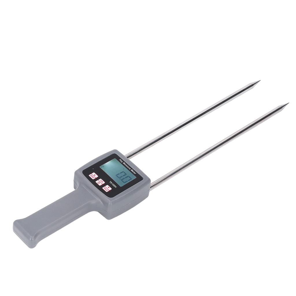 Hay Moisture Meter ABS Housing Digital Display Handheld Multifunctional Portable Hay Moisture Tester