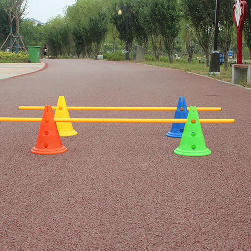 Square Hurdle and Cone Set: Multi-Sport Training Equipment with Marker Poles