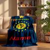 Club America Custom Flannel Blankets Soft Warm Cozy Throws for Home Decor Holiday Gifts