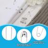 220Pcs safety pin, different sizes to meet a variety of needs, silver safety pin, sharp clothes safety pin, sewing kit