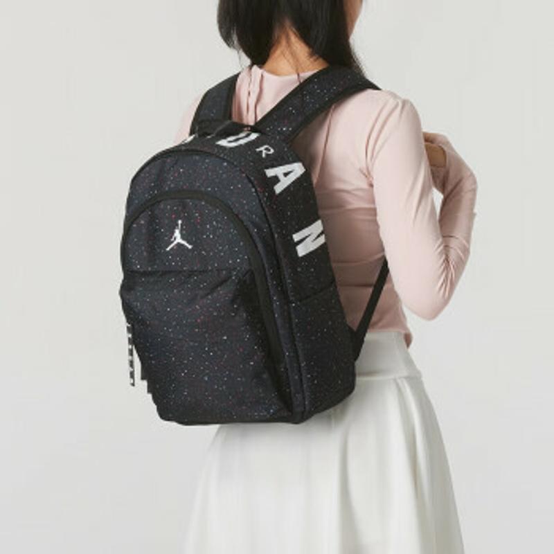 Jordan Polyester Backpack Medium Size Unisex Black Jordan JD2433088PS-001