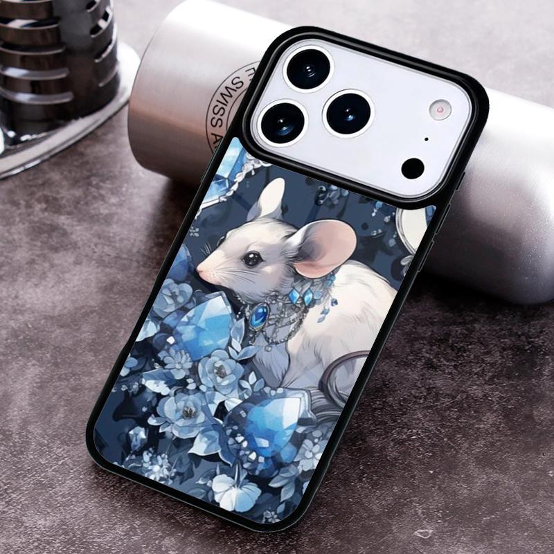 Mouse Rat Phone Case for iPhone 17 16 15 Pro Max Air 14 13 12 11 Plus Shockproof Capa Cover