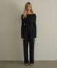 5OML Lace Wide Sweatpants (Black)