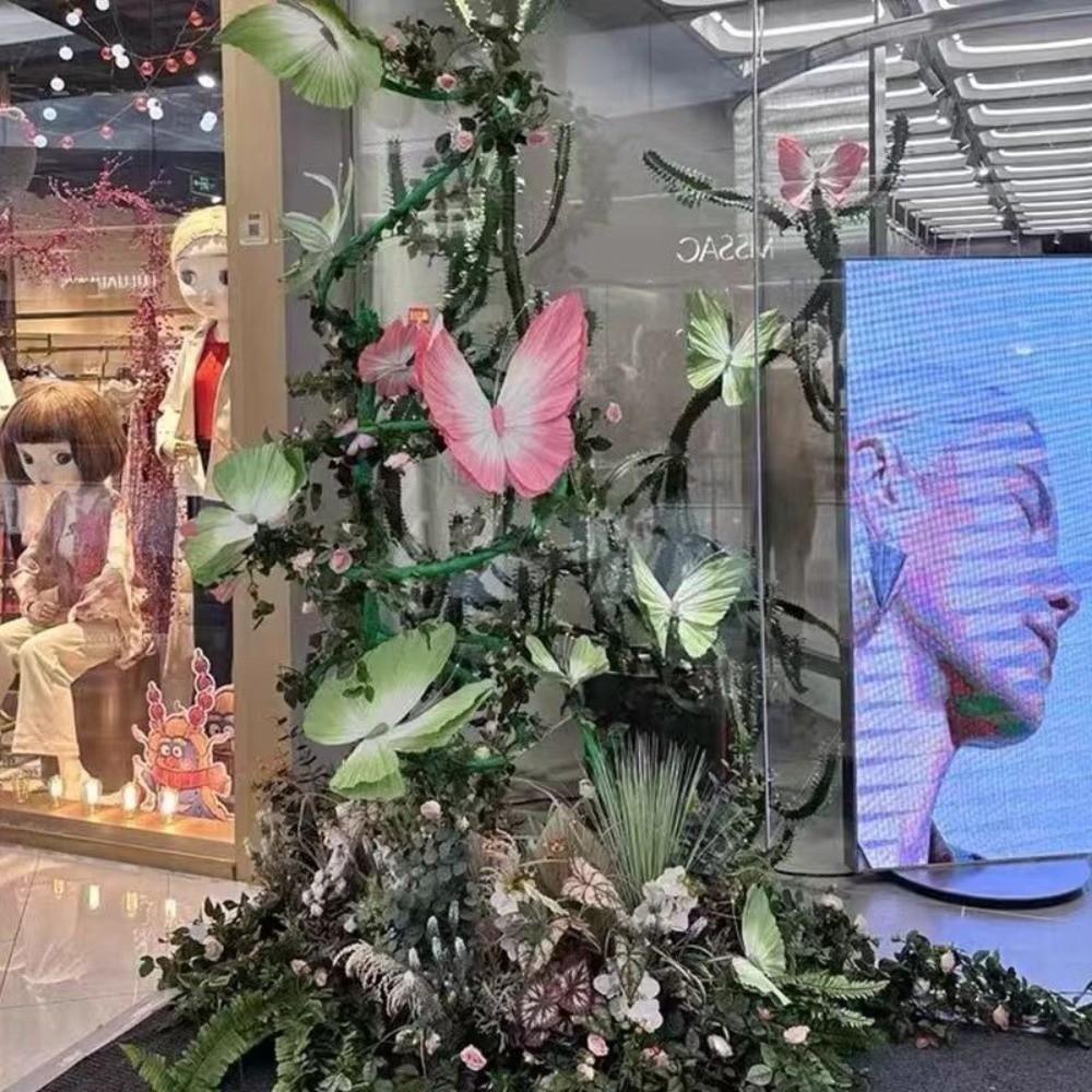 Big Butterfly Artificial Paper Flower Paper Layout Butterfly Window Display Props Photo Props