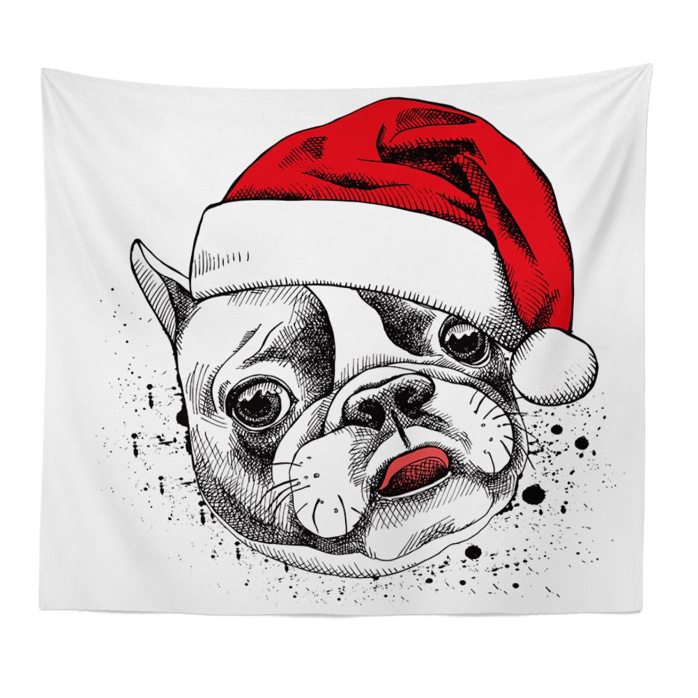 European and American Tapestry Christmas Series TV Background Wall Scenery Tapestry Hanging Cloth