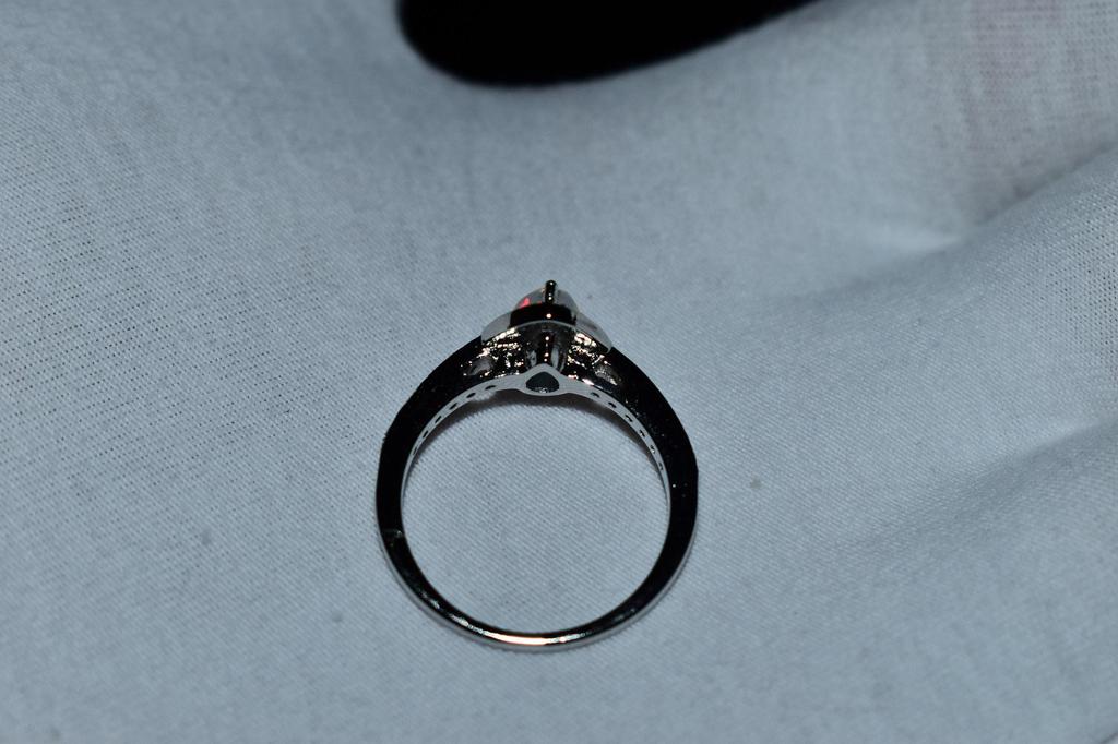 Engagement opal Ring Women silver , pear cut Opal Solid silver Jewelry, Natural opal wedding Ring, Anniversary Gift for Her , halo ring