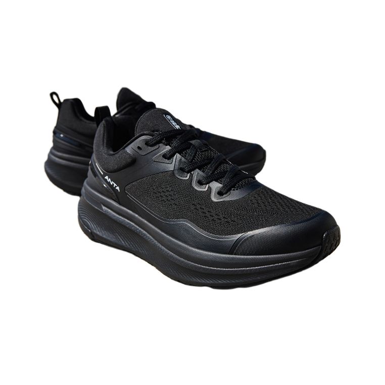 New Anta Anti Slip Wear Resistant Low Top Training Shoes Men's Black 112447718-6