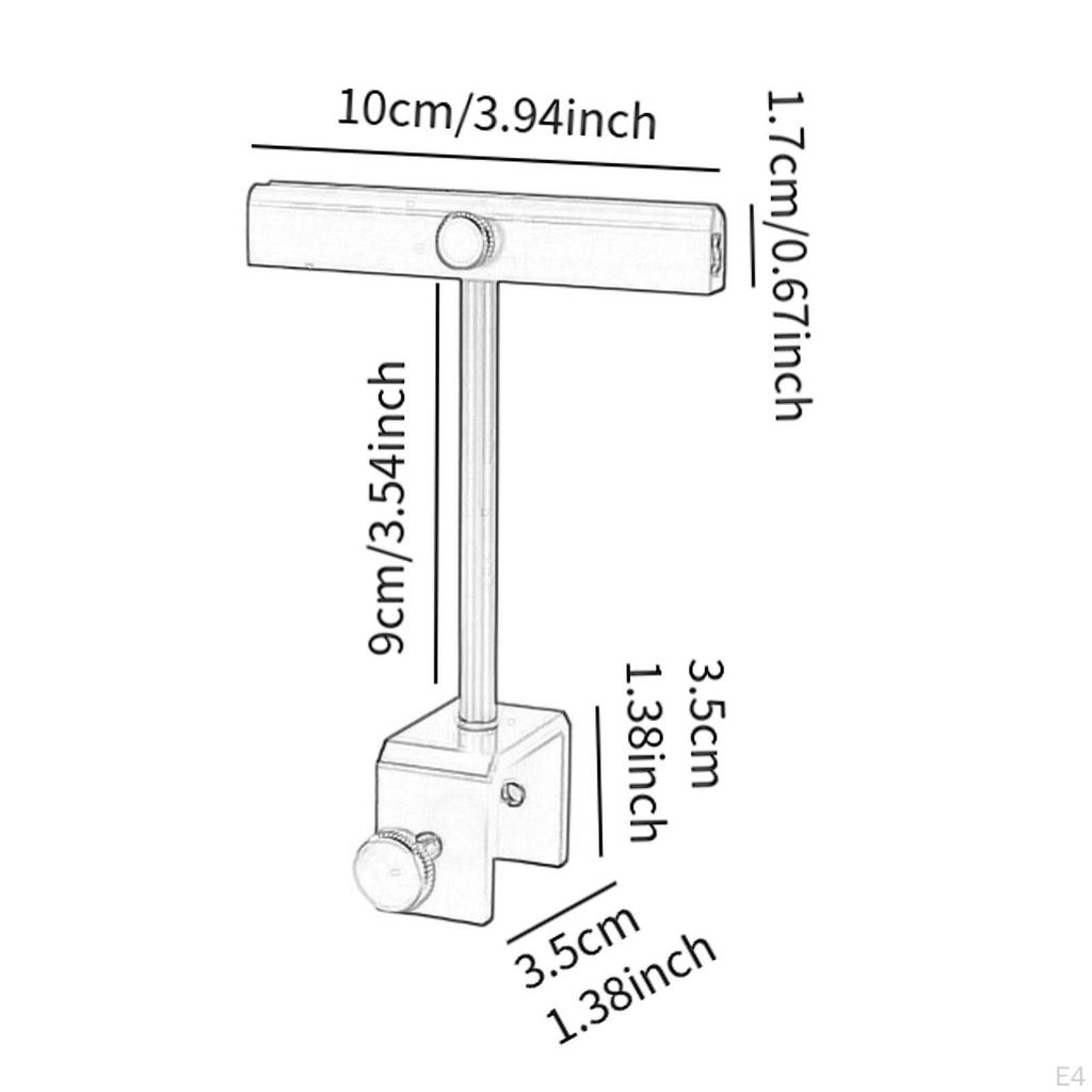 Aluminum Alloy Sign Holder Clip, Reusable, Versatile, Adjustable, for Stores, Retail