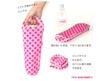 Pink Elephant Bottle Cover Insulated Wetsuit Material Bottle Case PE117, (Pink Dots)
