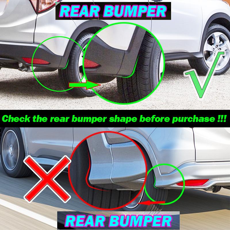 Set Mud Flap Flaps For HONDA HR-V HRV VEZEL 2014 - 2020 Mudflaps Splash Guards Front Rear Mudguards 2019 2015 2016 2017 2018