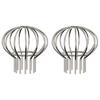 Gutter Leaf Guard 2 Pcs Silver 75 Mm Stainless Steel