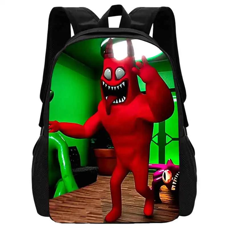Zaini scolastici Garten of BanBan per Ragazzi Ragazze Mochila di Cartone Animato Zaino per Bambini Scolari, Borse Leggere per Bambini Miglior Regalo Giocattoli