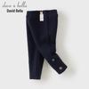 DAVE&BELLA Girls' Winter Fleece-Lined Thermal Leggings
