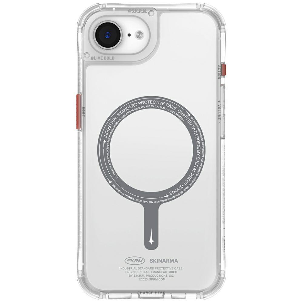 Skinarma Saido Magsafe Case For iPhone 16E Transparent