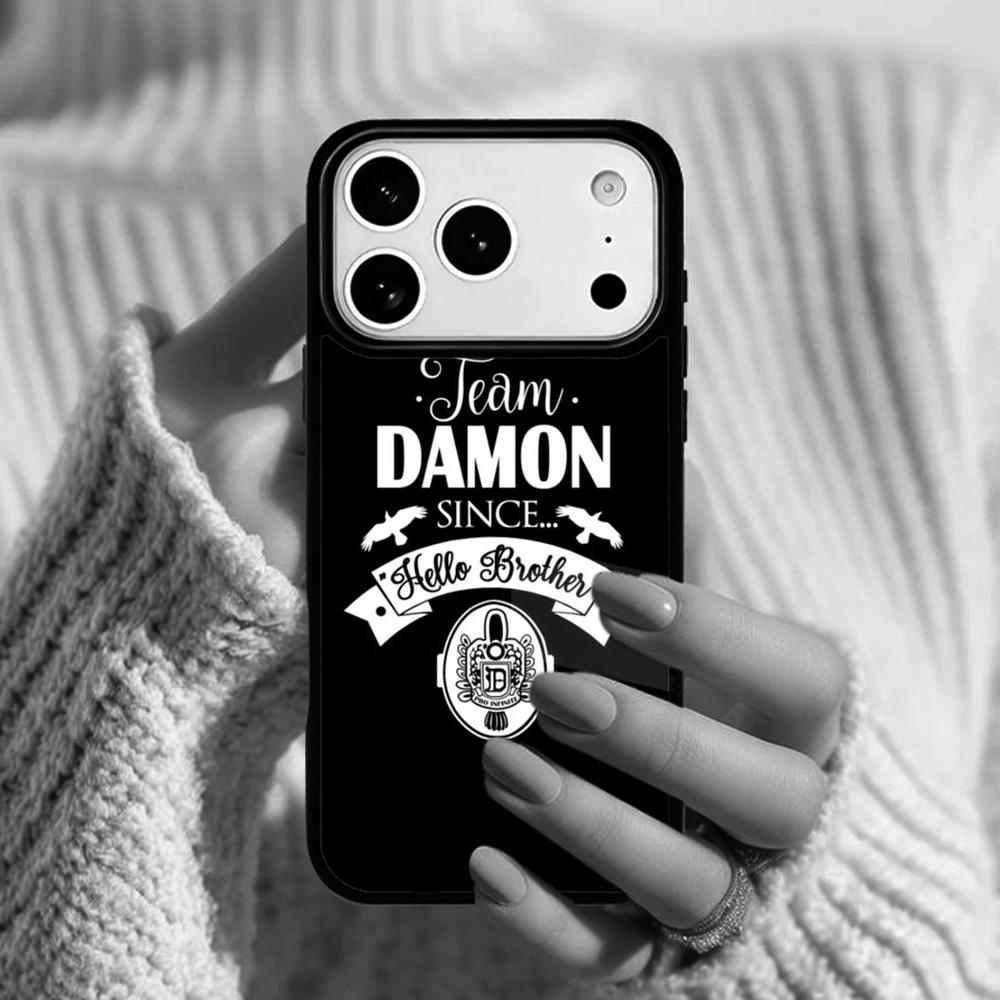 The Vampire Diaries Quotes Art Phone Case For Apple iPhone 17 Air 16E 15 14 Plus 13 12 11 Pro Max Mini Funda Cover