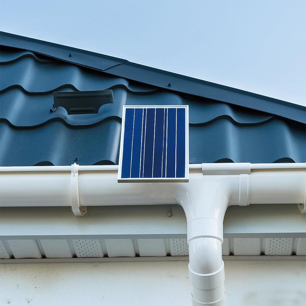 2 Sets Solar Panel Gutter Mount 360 Degree Adjustable Universal Gutter Mounting Bracket White