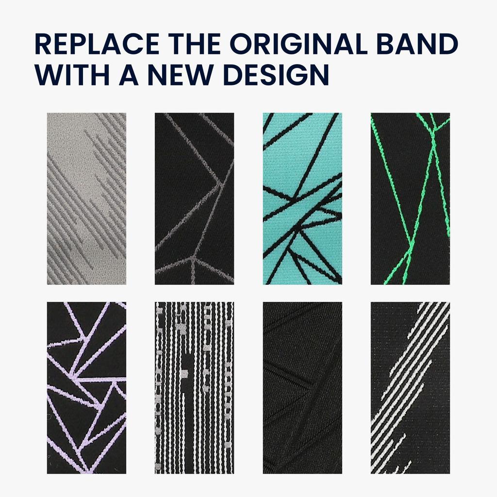 kwmobile Headband Cover Compatible with SteelSeries Arctis 3 Arctis 5 Headband Replacement Protector / - Black/Gray