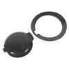 Car Fuel Filler Door Cap Kit 68250120AA Fuel Tank Filler Door Cover Auto Replacement Supplies Carbon Fiber Style