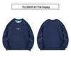 Men's 2025 Autumn/Winter Fleece-Lined Round Neck Sweatshirt - Casual, Loose, High-End Texture, Thick Long Sleeve Top
