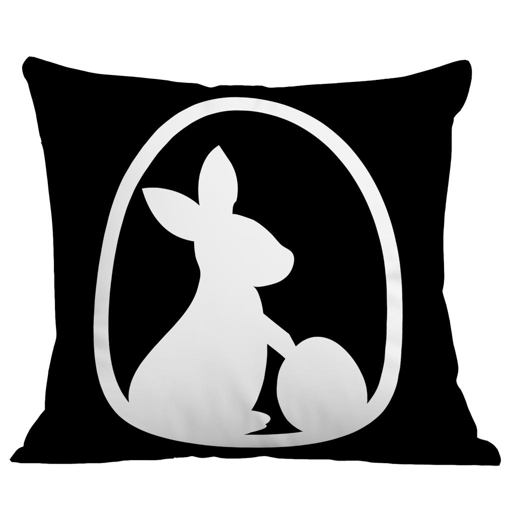 Easter Pillow Case Home Sofa Pillow Living Room Ornament Printed Rabbit Pillow Premium Durable Quality Useful Practical