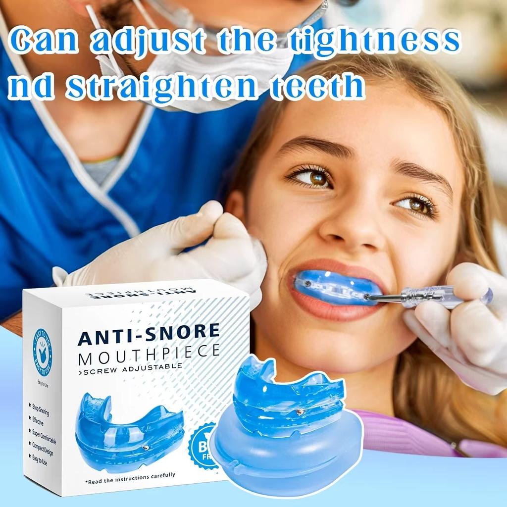 Durable And Safe Adjustable Anti Snoring Mouth Guard Anti-Snoring Mouthpiece Sleeping Devices Bruxism Snoring Stopper Improve Sleep Mouthpiece