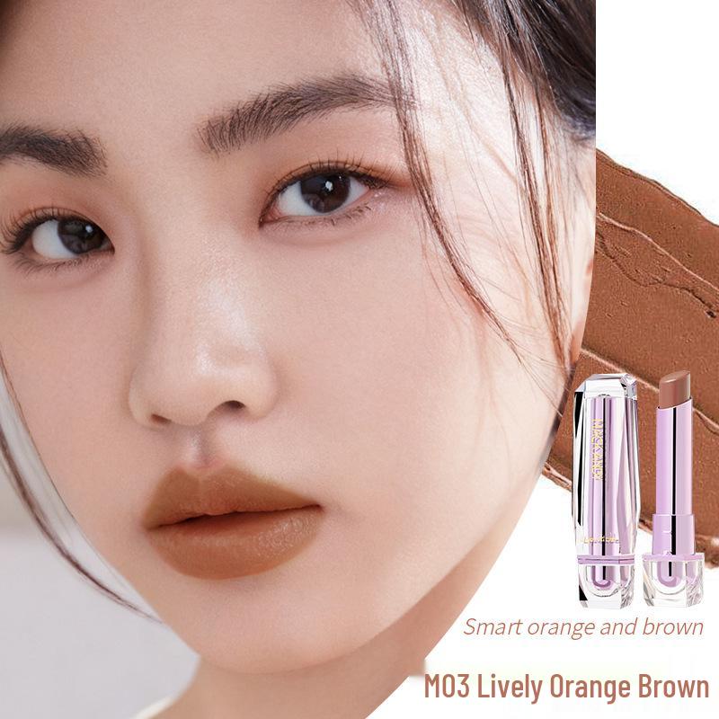 MAC Andy Light Kiss Velvet Matte Lipstick: Non-Sticky, Colorfast, Natural White Enhancing Matte Lip Balm for Women