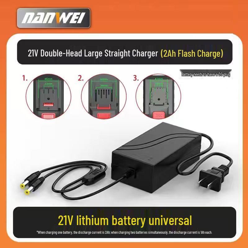 Nanwei 21V Lithium Angle Grinder & Drill Set with Charger & Battery
