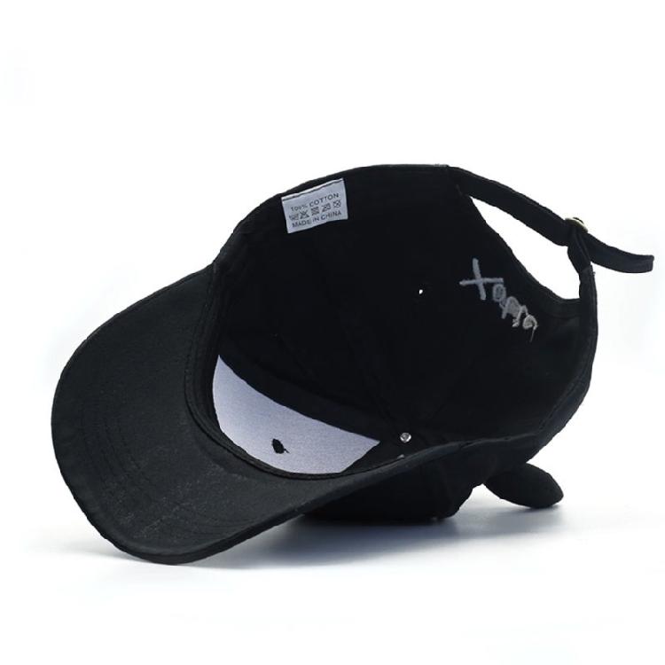 Vintage Embroidery Baseball Hat Horn Letter Sport Hat Adjustable Unisex Outdoor Sports Hat Idol Outfit