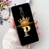 For Xiaomi Mi 9T Case Mi 9T Pro Phone Back Cover Pink Black 26 Letter Soft Silicone Funda For Xiaomi Mi9T  9 Tpro Couqe