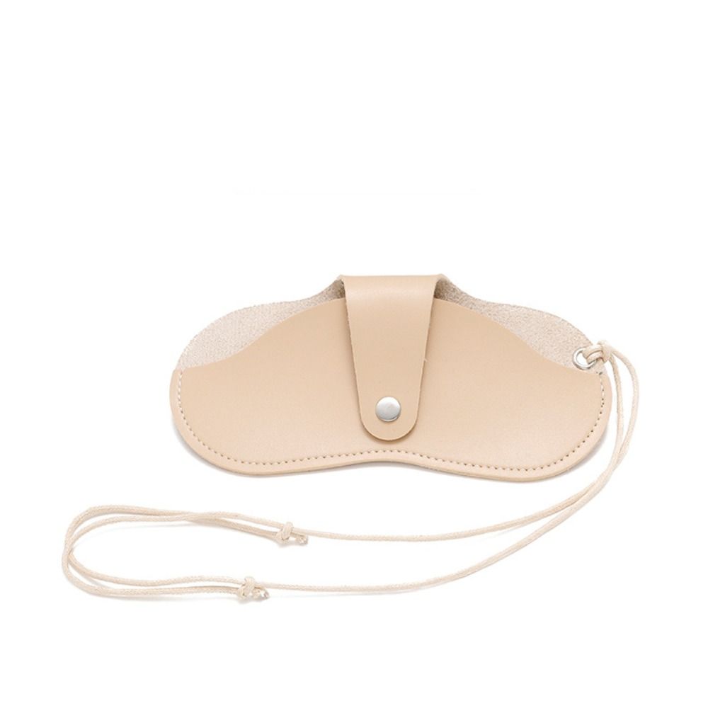 Halter Sunglasses Storage Clip Solid Color Eyeglasses Case Soft Glasses Storage Bag  Travel