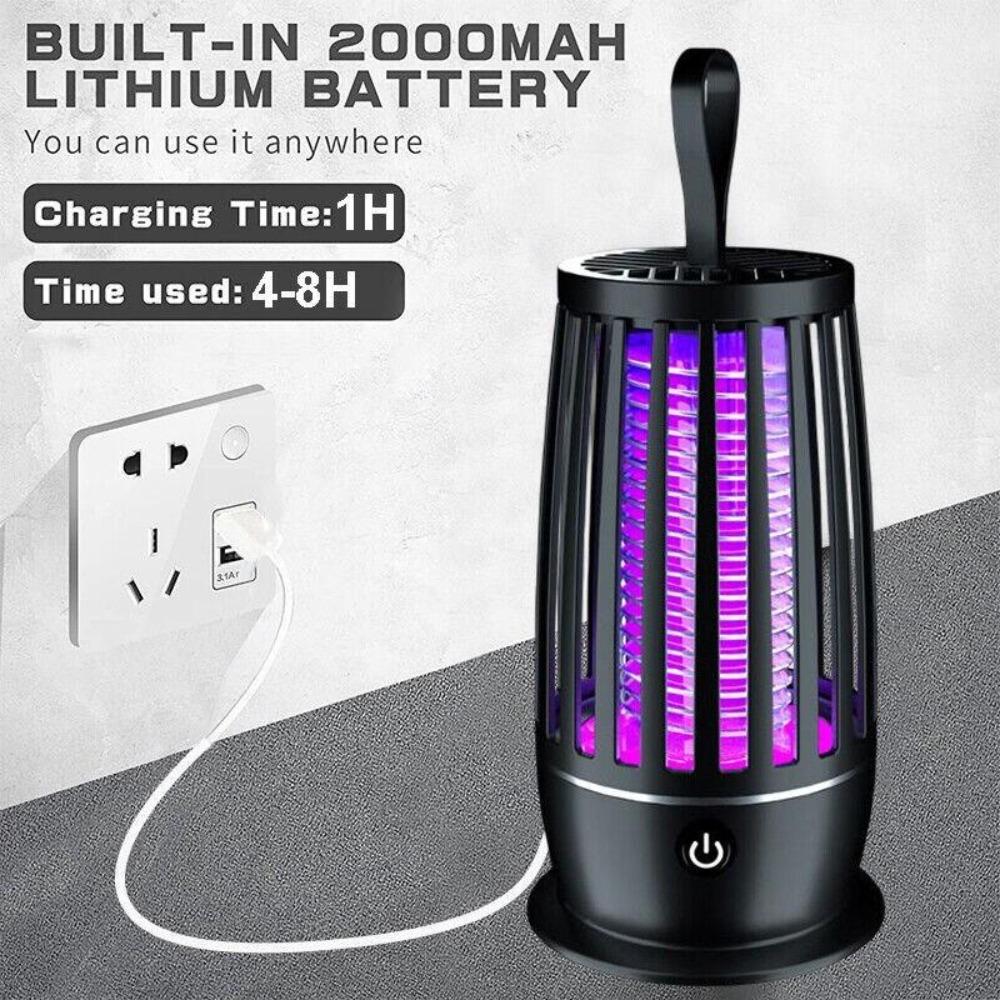 Electric Mosquito Lamp USB Charging Two-In-One Portable Mosquitoes Household Portable Outdoor Electric Shock Mosquito Killer