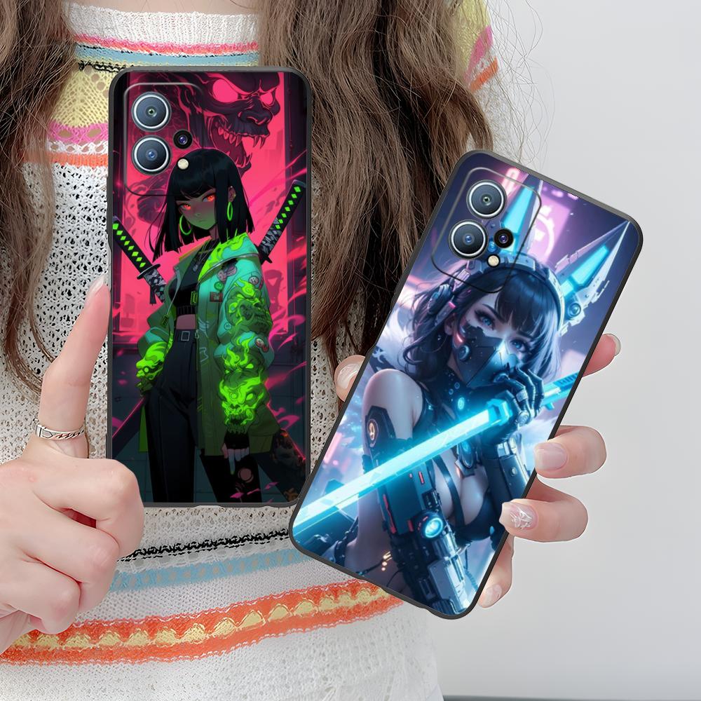 Anime Girl Mobile Phone Case for Huawei P60 P50 P40 P30 P20 P10 P9 P8 Pro Lite Plus Colorful Printing Cover Cover Pretty