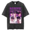 Vintage Washed Girl Dinner Rafayel Love and Deepspace T Shirt Unisex Summer ONeck Cotton Tshirt Fashion Tide Short Sleeve Tees