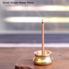 Buddhism Gadgets Copper Censer Incense Holder Mini Cafe Ornament Home Decor Ash Catcher Joss-stick Inserted Traditional Shapes