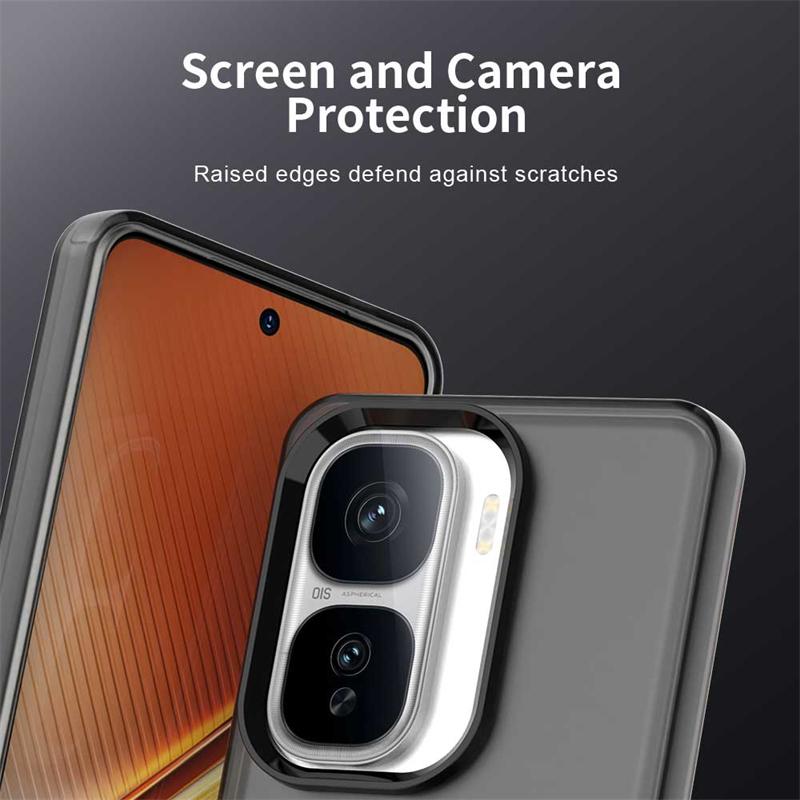 Pouzdro v bonbónové barvě proti pádu pro Vivo iQOO Neo 10 Pro Matné průhledné pouzdro Kryt pro Vivo iQOO Neo 10 Pro