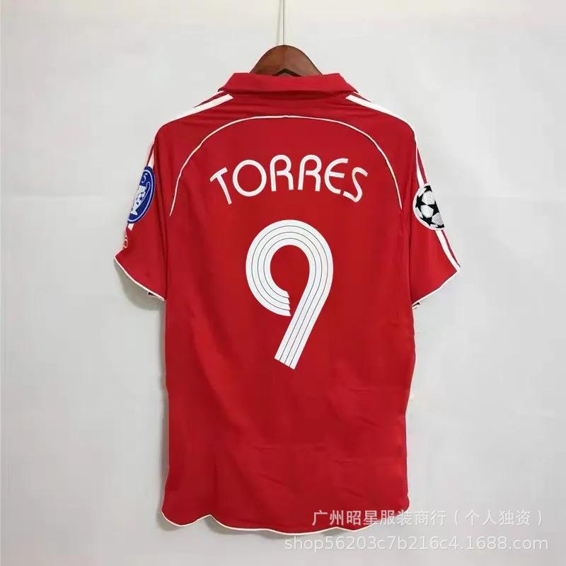 Vintage football jersey 0405 season Atletico Madrid LFC98 France 06 France 0708 Manchester United football jersey with print